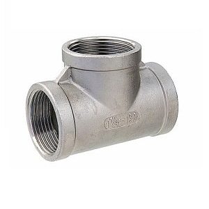 Tê ren inox