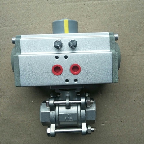 Van bi 3PC điều khiển bằng khí nén