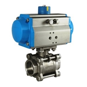 Van bi điều khiển bằng khí nén Hàn Quốc Van bi điều khiển bằng khí nén Hàn Quốc