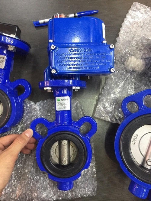 Van bướm điều khiển điện 220vAC 380vAC 24vDC Van bướm điều khiển điện 220vAC 380vAC 24vDC