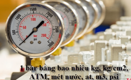 Đổi đơn vị áp suất: atm Psi Bar mmHg Pa MPa