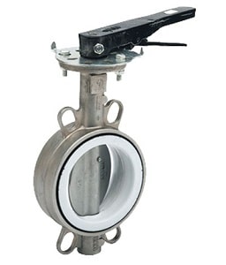 Van bướm inox 304 tay gạt