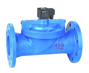 Van điện từ nối bích BS PN16 DN100 Van điện từ nối bích BS PN16 DN100