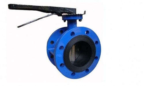 Van bướm 2 mặt bích dạng tay gạt Van bướm 2 mặt bích dạng tay gạt