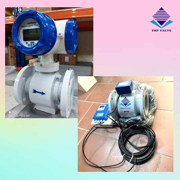 Đồng hồ đo nước thải điện tử Hansung - Hàn Quốc