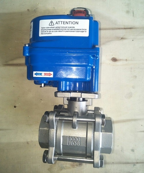 Van bi điều khiển bằng motor điện Kosaplus Hàn Quốc Van bi điều khiển bằng motor điện Kosaplus Hàn Quốc