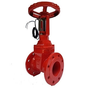 Van cổng kèm công tắc giám sát Van cổng kèm công tắc giám sát