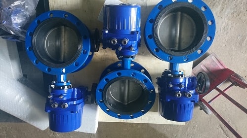 Van bướm xi măng điều khiển điện Van bướm xi măng điều khiển điện