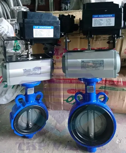 Van bướm khí nén điều khiển tuyến tính
