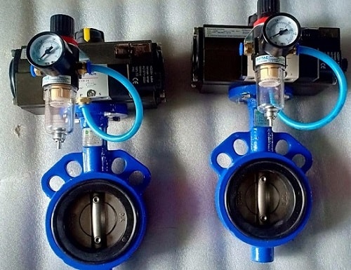 Van bướm điều khiển khí nén Kosaplus Hàn Quốc Van bướm điều khiển khí nén Kosaplus Hàn Quốc